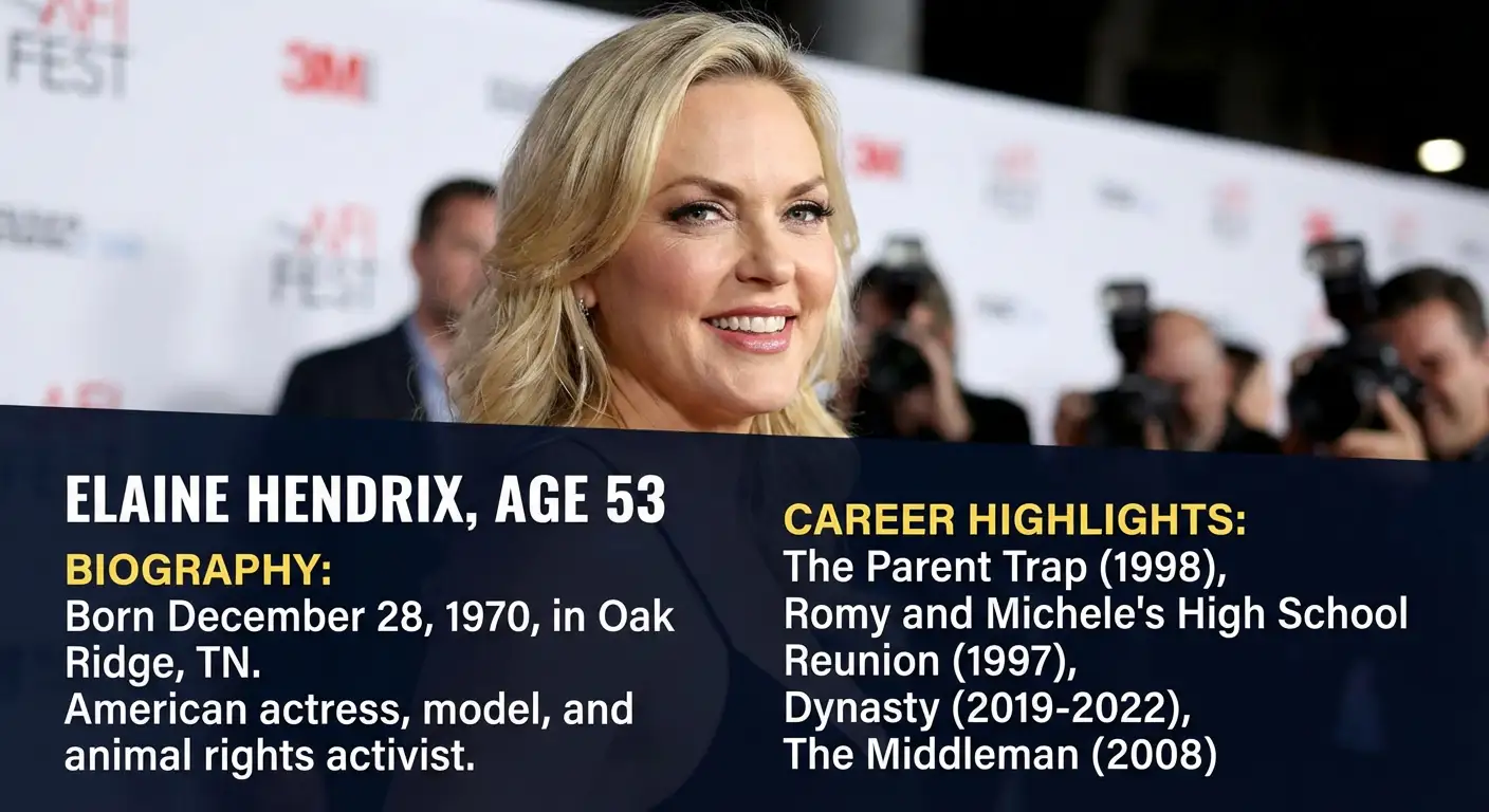 Elaine Hendrix Age, Biography, and Career Highlights 5 Elaine Hendrix Age, Biography, and Career Highlights