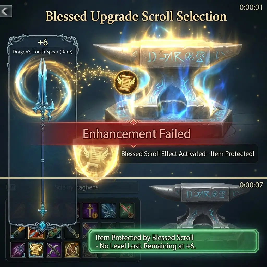 Enhancement Process Animation Sequence