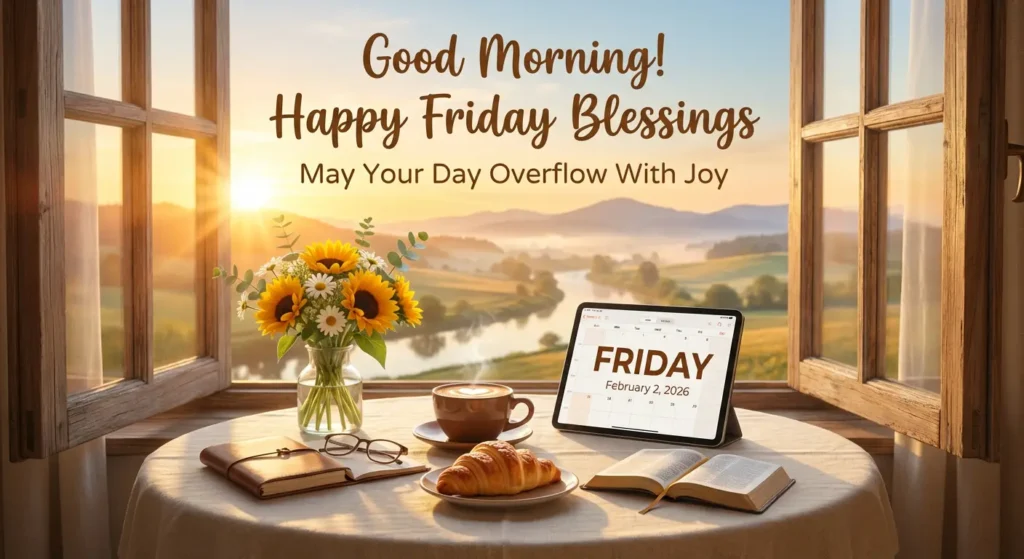 Good Morning Happy Friday Blessings