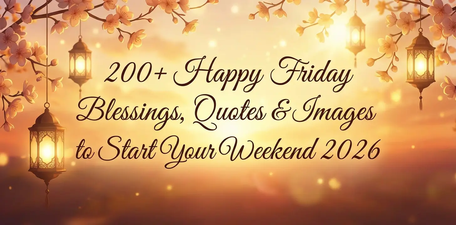 200+ Happy Friday Blessings, Quotes & Images to Start Your Weekend | 2026 6 200+ Happy Friday Blessings, Quotes & Images to Start Your Weekend 2026