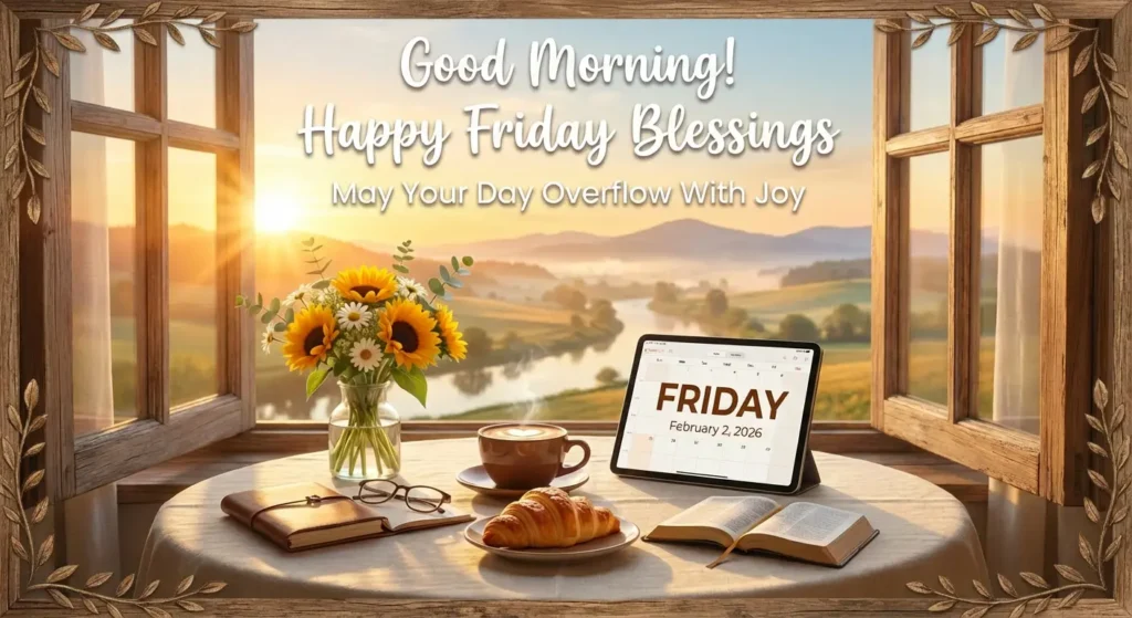 Happy Friday blessings quote cards with inspirational messages for Instagram and Facebook sharing