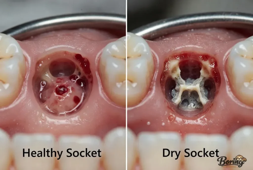 Healthy Socket vs Dry Socket: How to Tell the Difference After Tooth Extraction Healthy Socket vs Dry Socket: How to Tell the Difference After Tooth Extraction