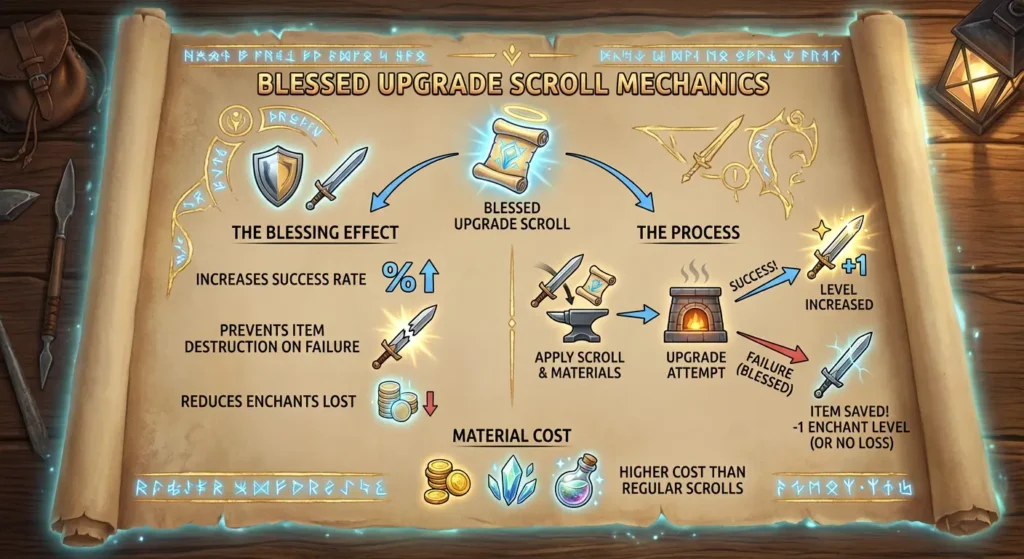 Blessed Upgrade Scroll Guide: Safe MMORPG Gear Enhancement 2026 Blessed Upgrade Scroll Guide: Safe MMORPG Gear Enhancement 2026