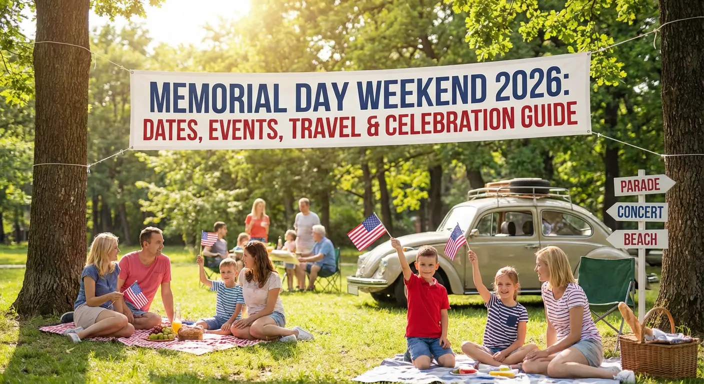 Memorial Day Weekend 2026 Dates, Events, Travel & Celebration Guide