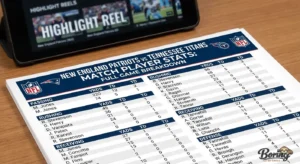New England Patriots vs Tennessee Titans Match Player Stats Full Game Breakdown