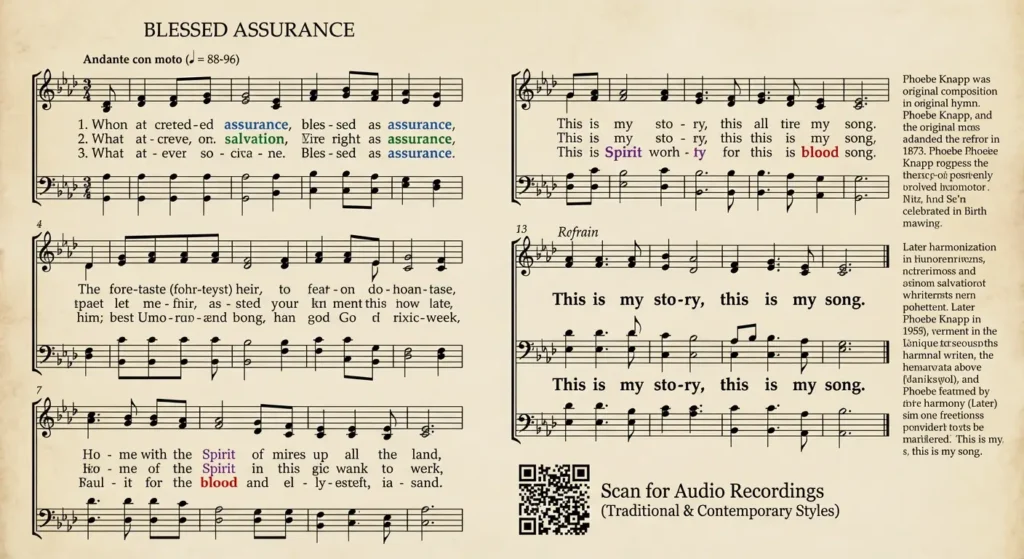 Sheet Music with Annotated Lyrics