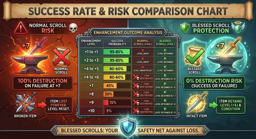 Blessed Upgrade Scroll Guide: Safe MMORPG Gear Enhancement 2026 Blessed Upgrade Scroll Guide: Safe MMORPG Gear Enhancement 2026
