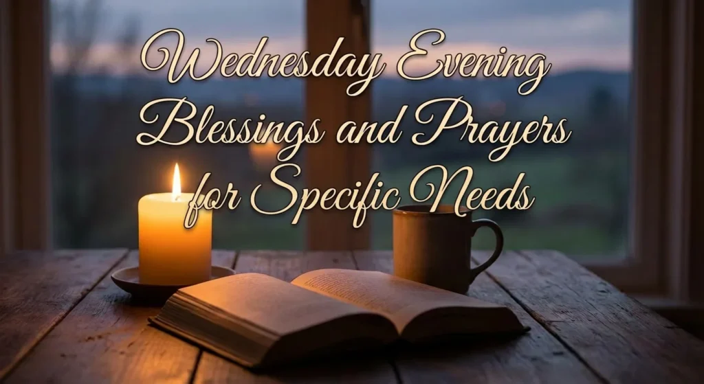 Wednesday Blessings and Prayers for Specific Needs