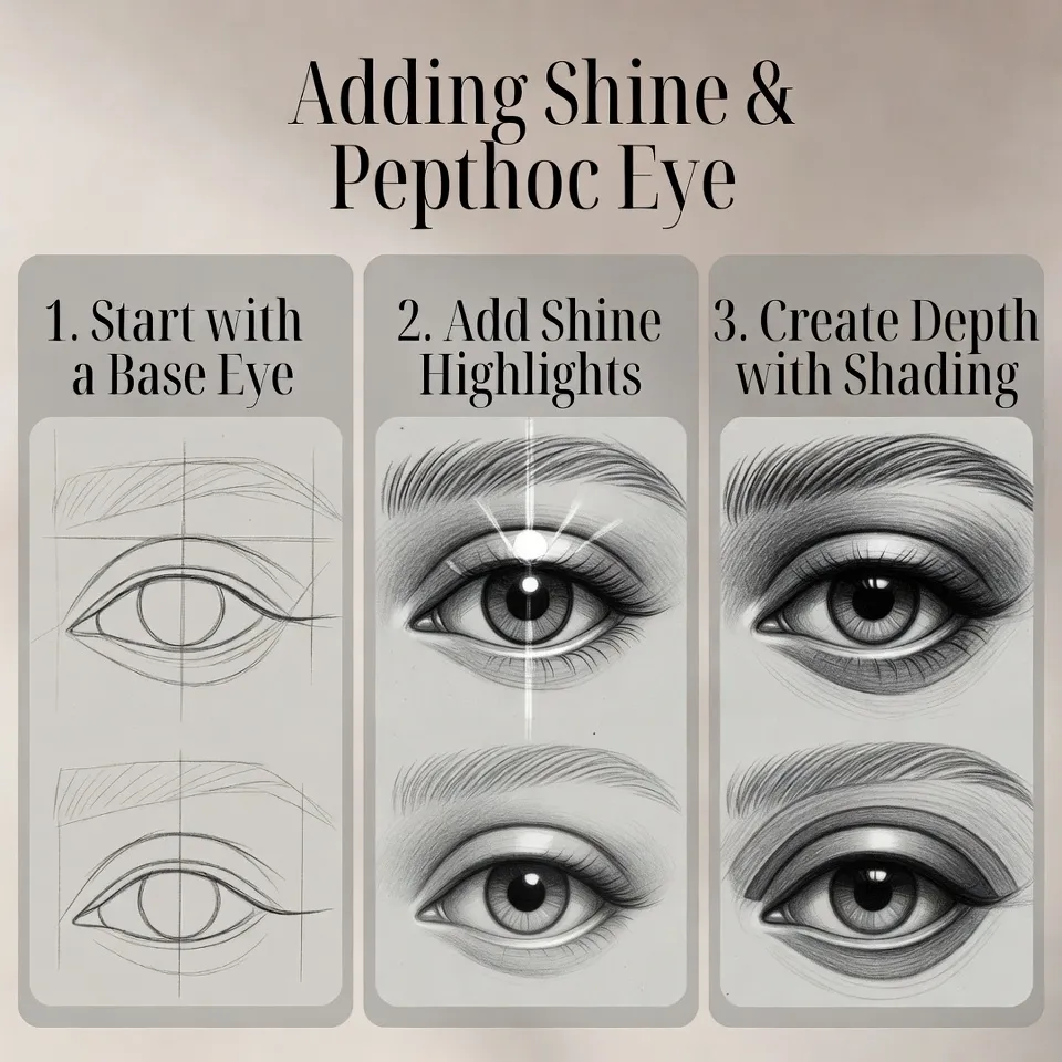 How to Add Shine and Depth to Realistic Pencil Eyes How to Add Shine and Depth to Realistic Pencil Eyes
