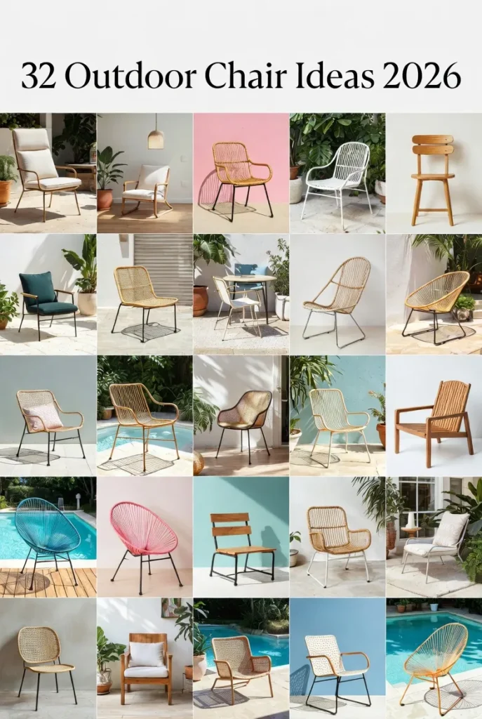 Outdoor Chair Ideas 2026: Best Garden & Patio Seating Designs Outdoor Chair Ideas 2026: Best Garden & Patio Seating Designs