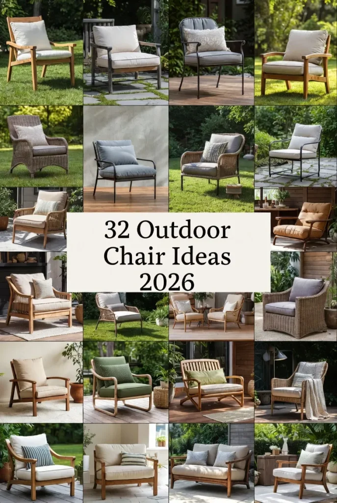 Outdoor Chair Ideas 2026: Best Garden & Patio Seating Designs Outdoor Chair Ideas 2026: Best Garden & Patio Seating Designs