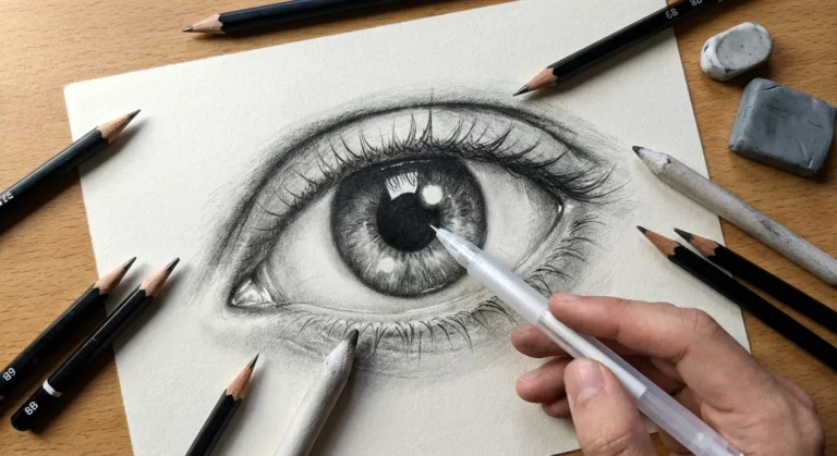 How to Add Shine and Depth to Realistic Pencil Eyes How to Add Shine and Depth to Realistic Pencil Eyes